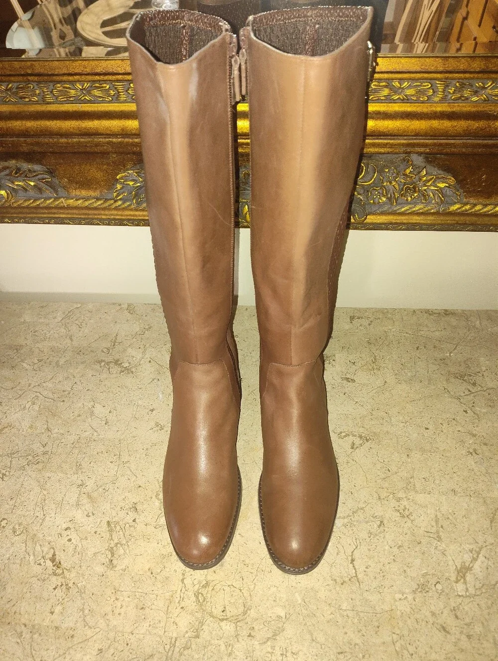 Cole Haan Leather Riding boots.